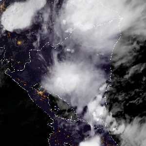météo tropicale : Image satellite .