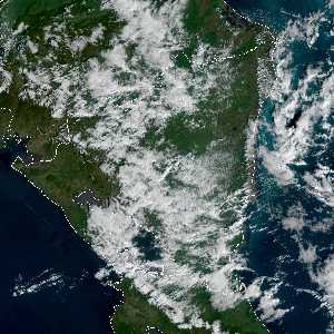 météo tropicale : Image satellite .
