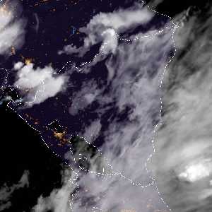 météo tropicale : Image satellite .