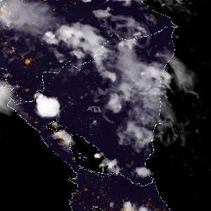 météo tropicale : Image satellite .