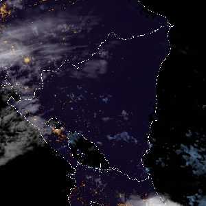météo tropicale : Image satellite .