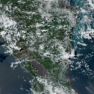 météo tropicale : Image satellite .