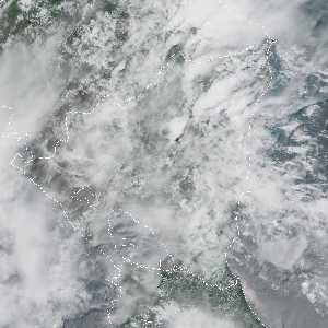 météo tropicale : Image satellite .