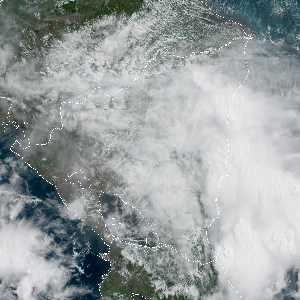 météo tropicale : Image satellite .