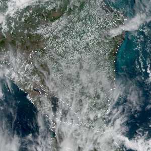 météo tropicale : Image satellite .