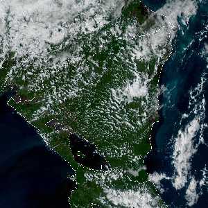 météo tropicale : Image satellite .
