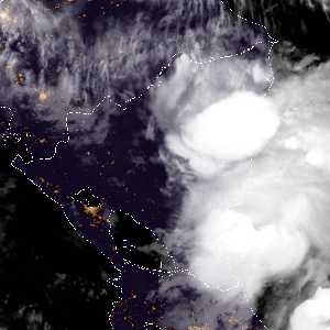 météo tropicale : Image satellite .