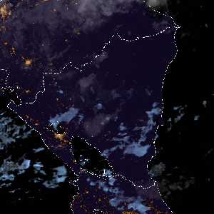 météo tropicale : Image satellite .