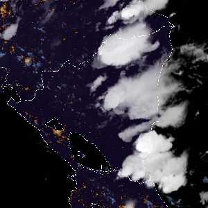 météo tropicale : Image satellite .