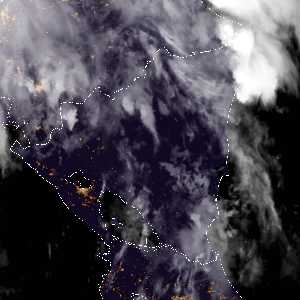 météo tropicale : Image satellite .