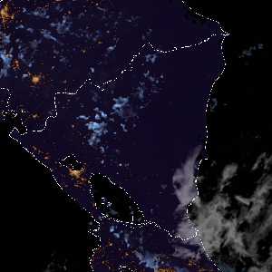 météo tropicale : Image satellite .