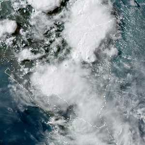 météo tropicale : Image satellite .