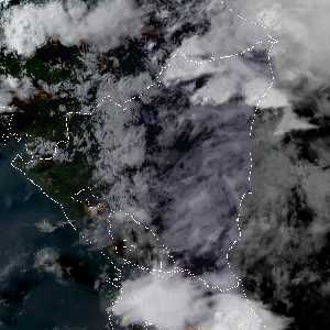 météo tropicale : Image satellite .