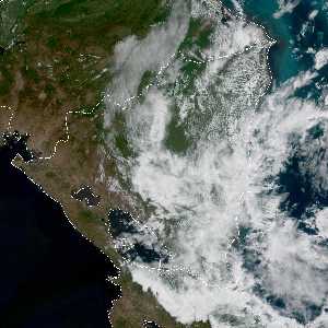 météo tropicale : Image satellite .