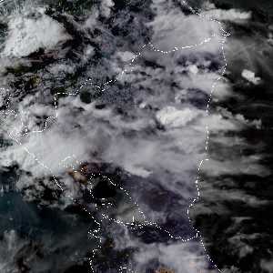 météo tropicale : Image satellite .