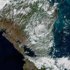 météo tropicale : Image satellite .