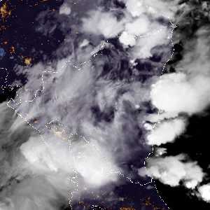 météo tropicale : Image satellite .