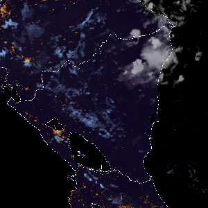 météo tropicale : Image satellite .