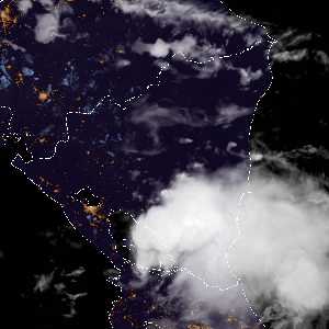 météo tropicale : Image satellite .