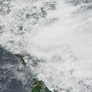 météo tropicale : Image satellite .
