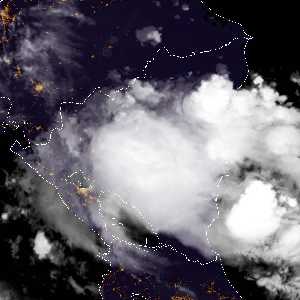 météo tropicale : Image satellite .