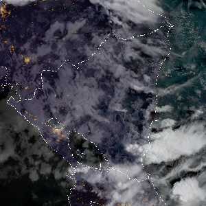 météo tropicale : Image satellite .