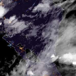 météo tropicale : Image satellite .