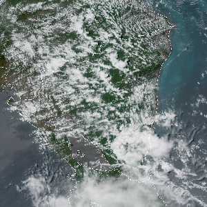 météo tropicale : Image satellite .
