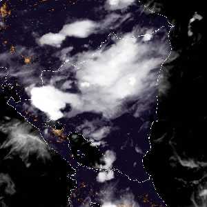 météo tropicale : Image satellite .