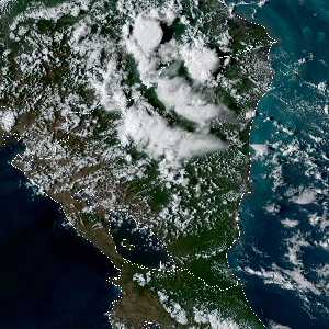 météo tropicale : Image satellite .