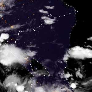 météo tropicale : Image satellite .