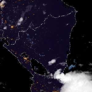 météo tropicale : Image satellite .