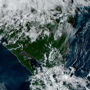 météo tropicale : Image satellite .