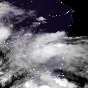 météo tropicale : Image satellite .