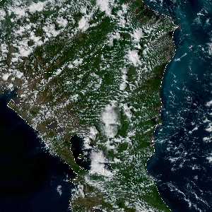 météo tropicale : Image satellite .