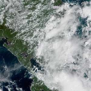 météo tropicale : Image satellite .