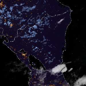 météo tropicale : Image satellite .