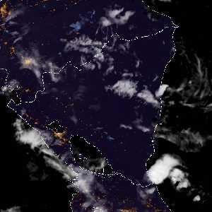 météo tropicale : Image satellite .