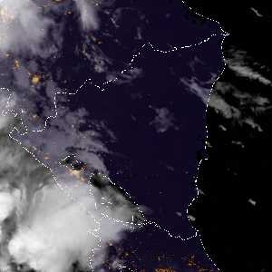météo tropicale : Image satellite .