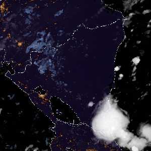 météo tropicale : Image satellite .
