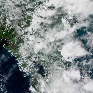 météo tropicale : Image satellite .