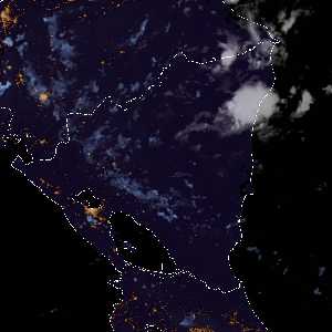 météo tropicale : Image satellite .