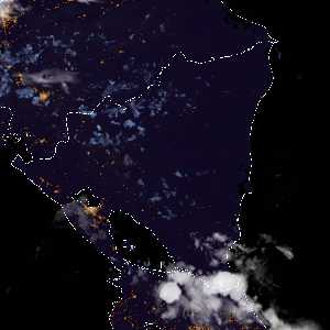 météo tropicale : Image satellite .