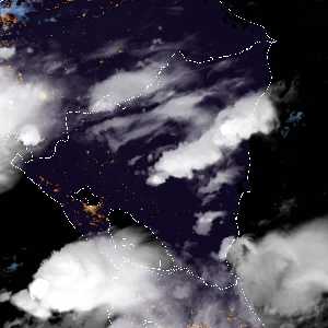 météo tropicale : Image satellite .