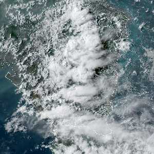météo tropicale : Image satellite .