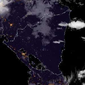 météo tropicale : Image satellite .
