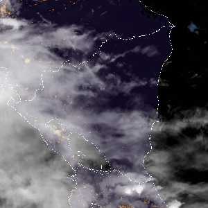 météo tropicale : Image satellite .