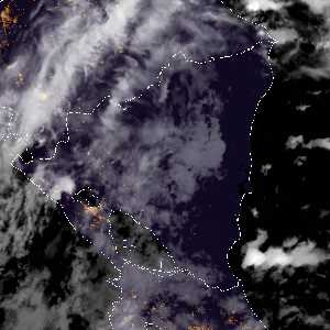 météo tropicale : Image satellite .