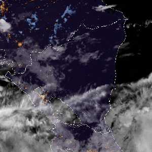 météo tropicale : Image satellite .