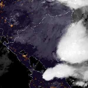 météo tropicale : Image satellite .